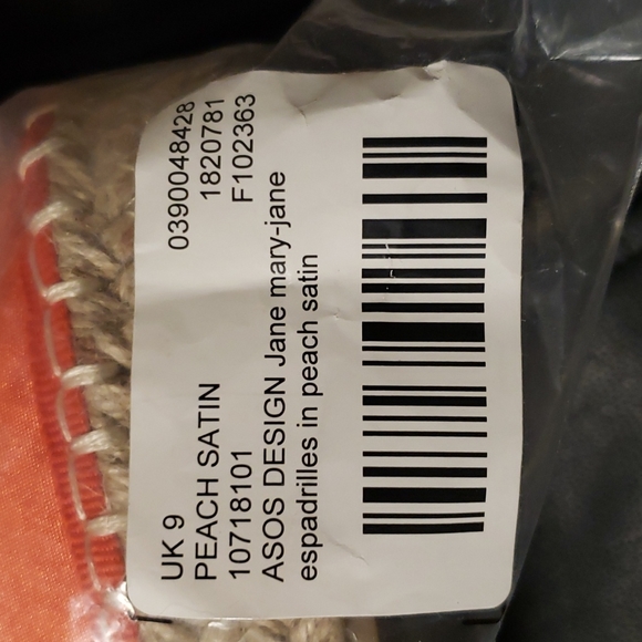 Satin Mary Jane Espadrilles Size 11 by ASOS Design NWOT - Picture 10 of 10